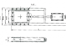 氣動推杆平闆閥門